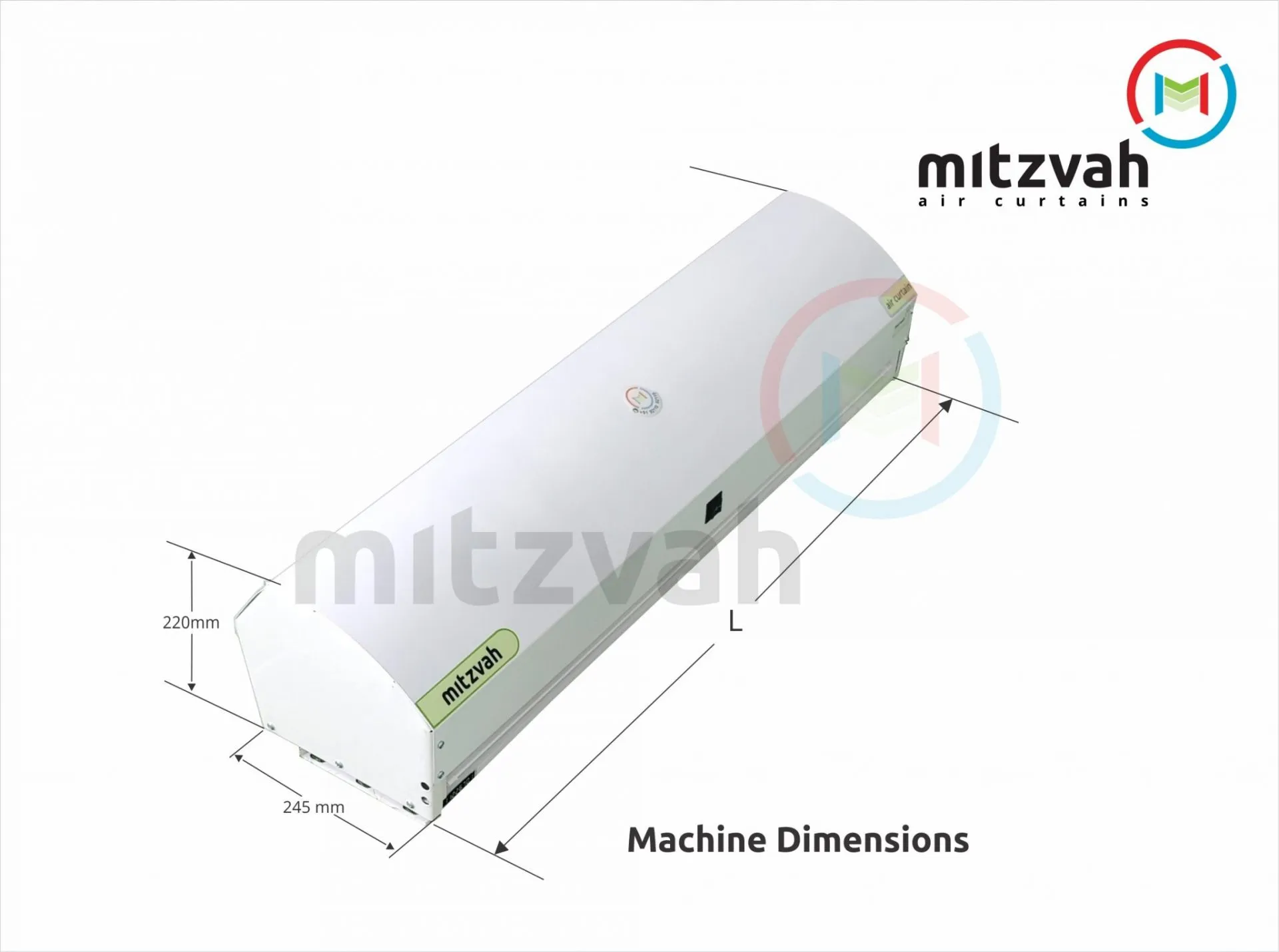 Mitzvah Air Curtains RSP Series