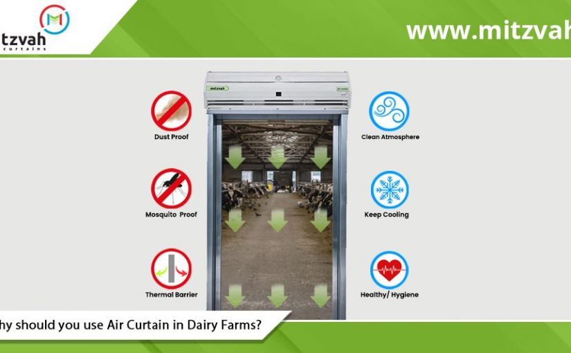 Air Curtains for Dairy Farm